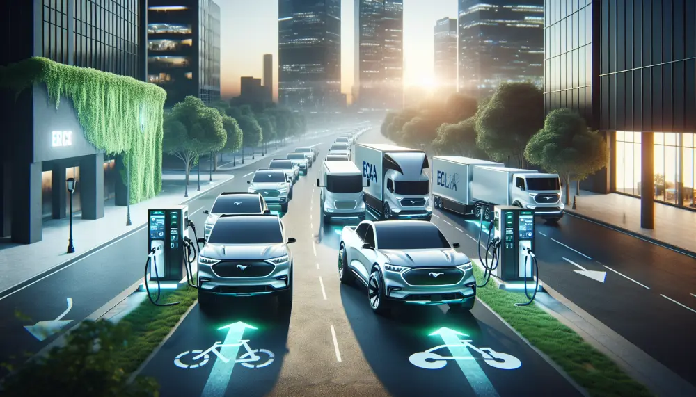 Illustration for The Electric Revolution: Ecolab and Ford Charge Up for a Greener Future