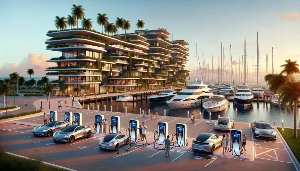 Illustration for EV Charging Nirvana at Your Condo? Marina Palms Says Yes!