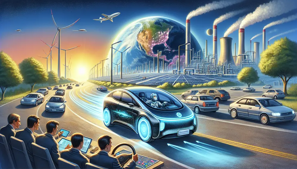 Illustration for Project Alpha's Electrifying Leap: Making Electric Cars More Efficient than Ever Before