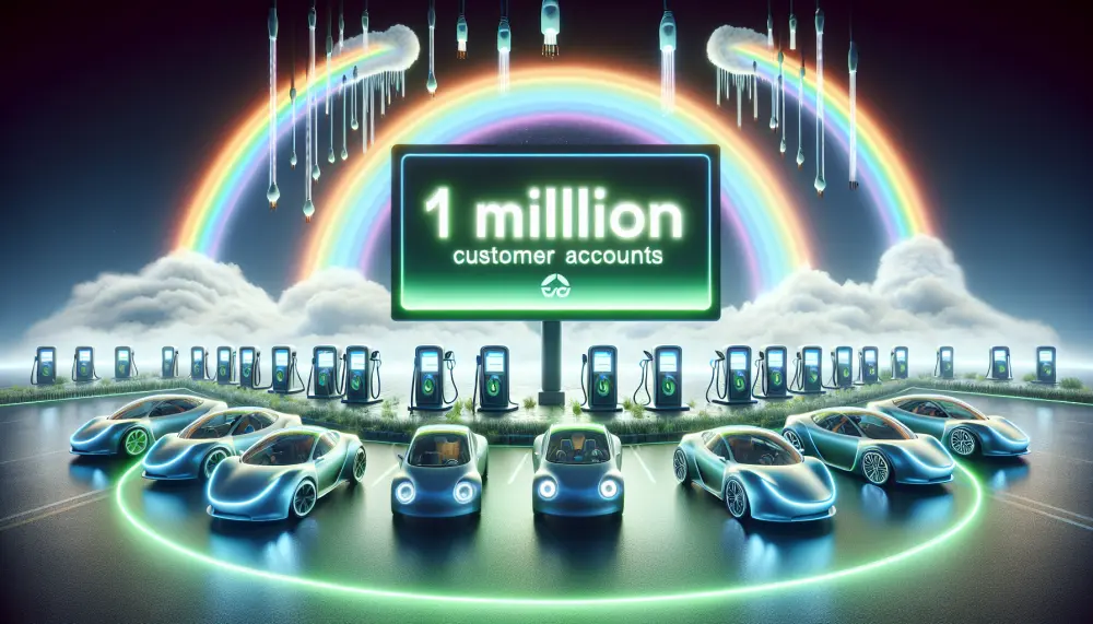 Illustration for EVgo Hits One Million Customer Accounts, Accelerating the EV Revolution with a Smile